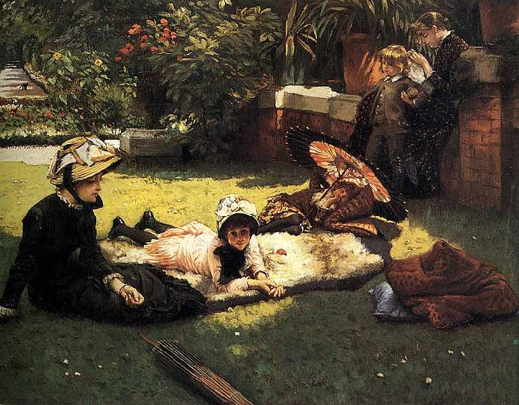 James Tissot In the Sunshine